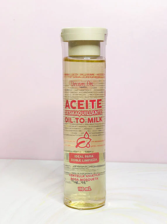 Aceite desmaquillante doble limpieza Oil to Milk GRANDE 110 ml Dream On Cosmetics
