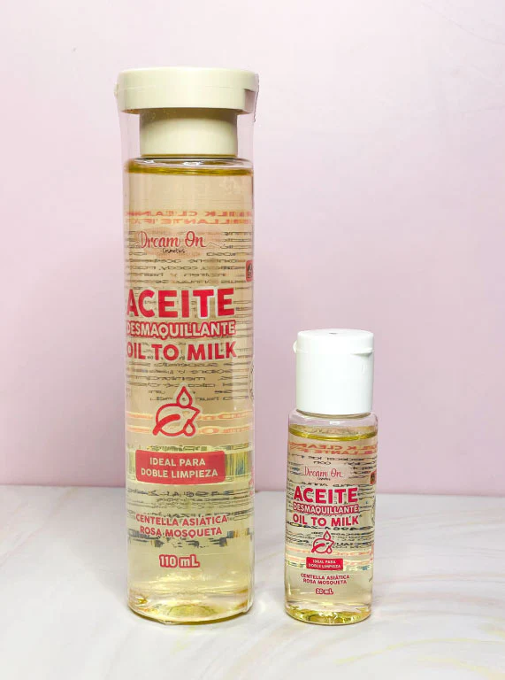 Aceite desmaquillante doble limpieza Oil to Milk GRANDE 110 ml Dream On Cosmetics - Image 2