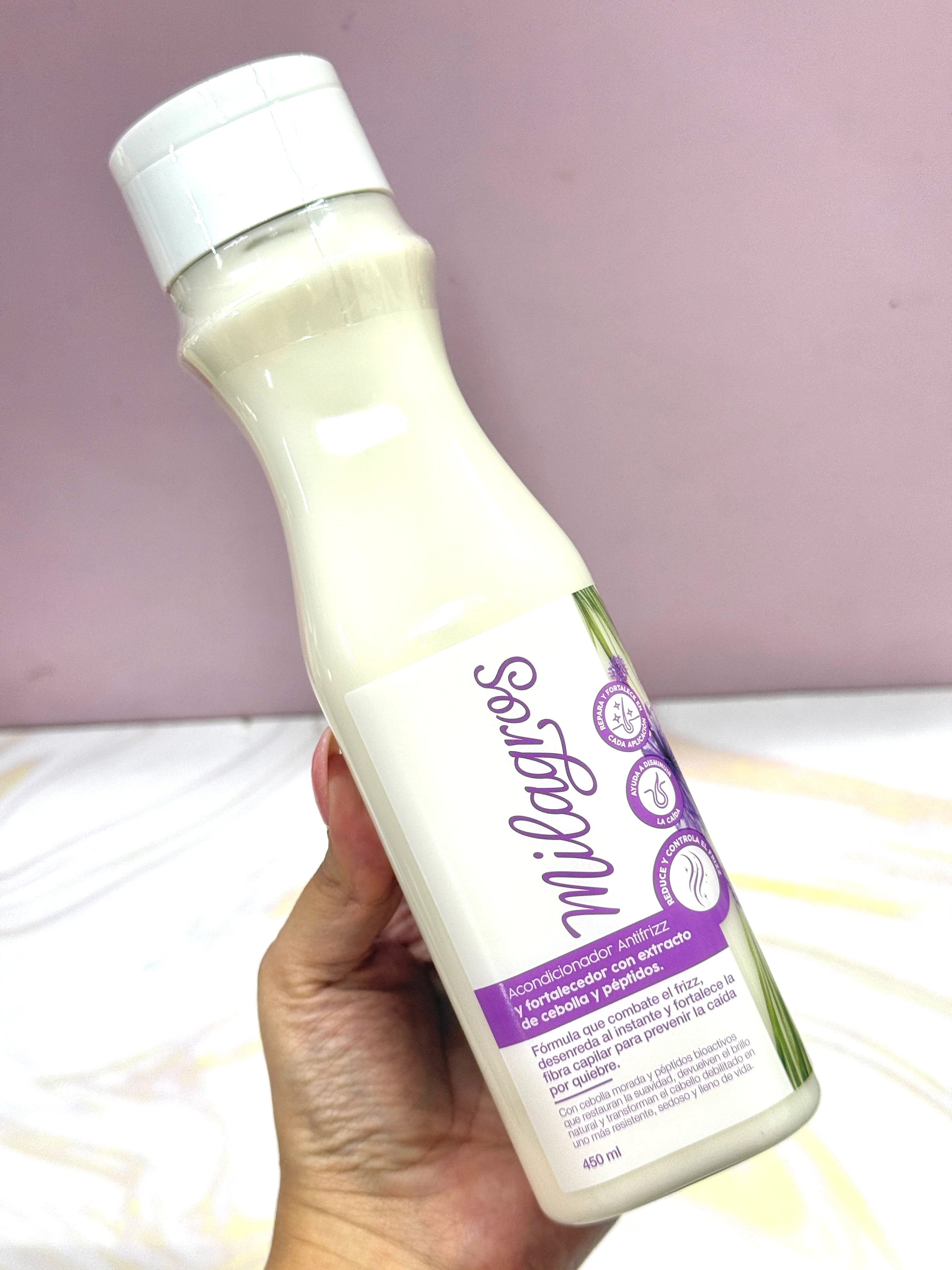 Acondicionador antifrizz y fortalecedor con cebolla y péptidos milagros - Image 2