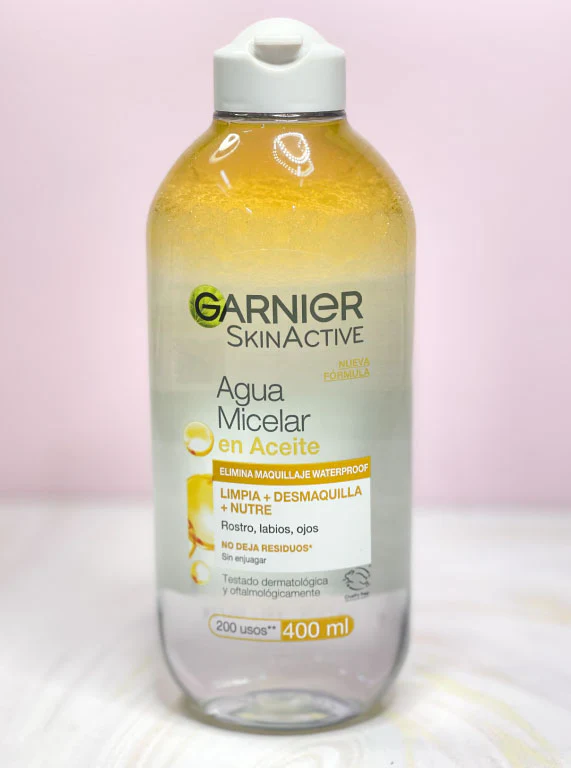 Agua micelar en aceite AMARILLA 400 ml Garnier