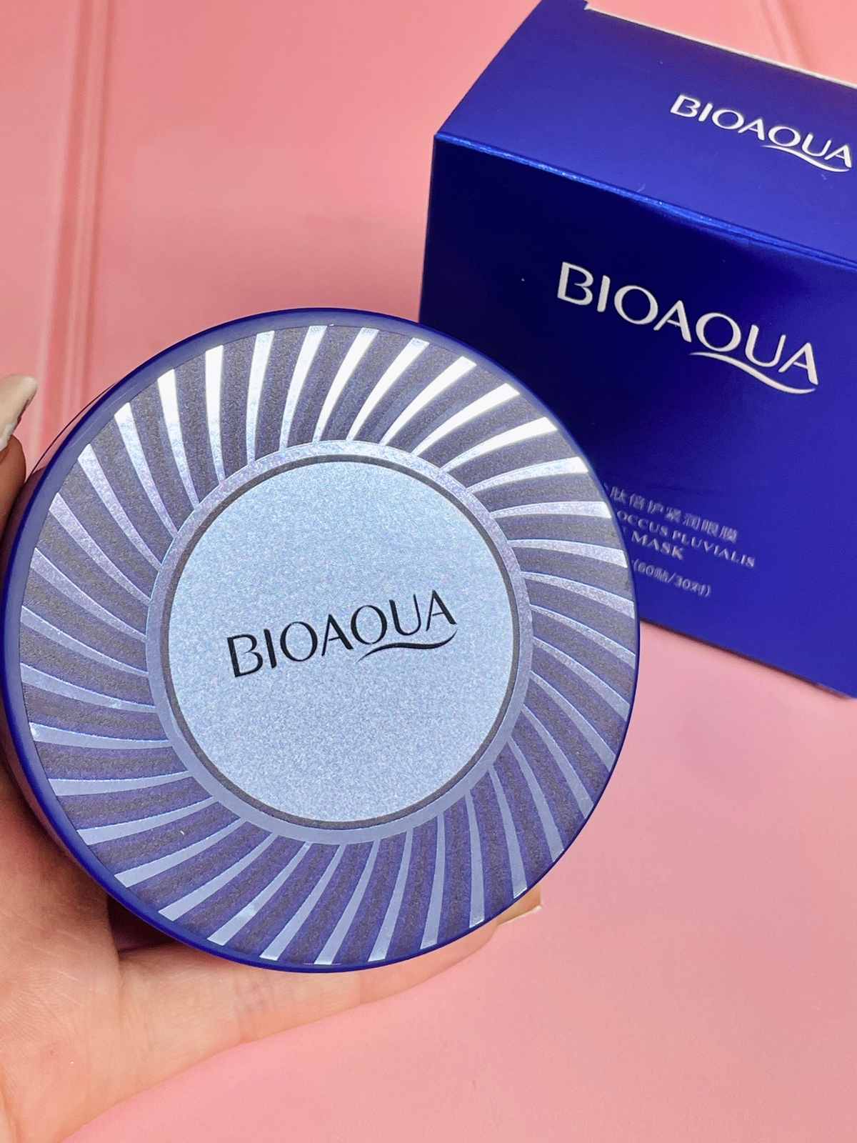 Colágeno de ojeras azul en cajita Bioaqua - Image 3