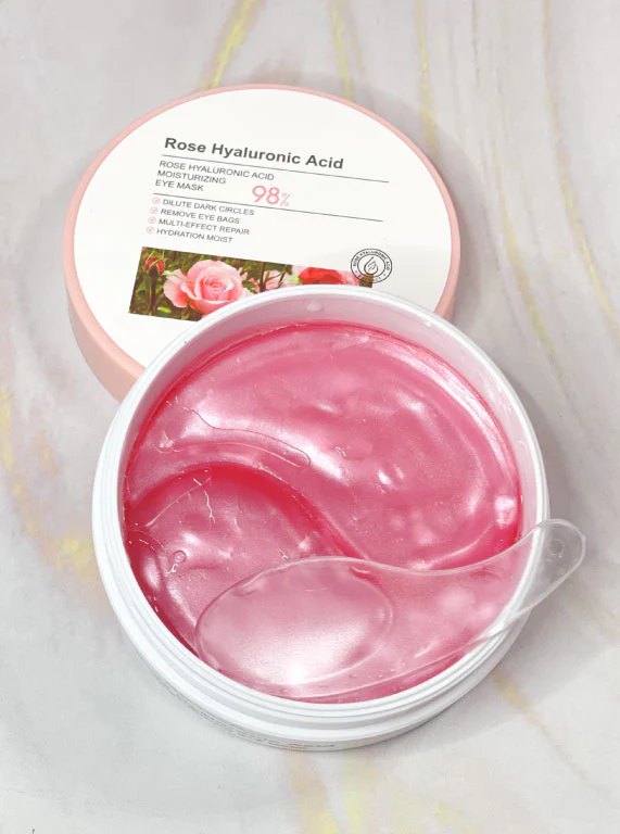Colágeno de ojeras en cajita de rosas y ácido hialurónico Bioaqua - Image 2