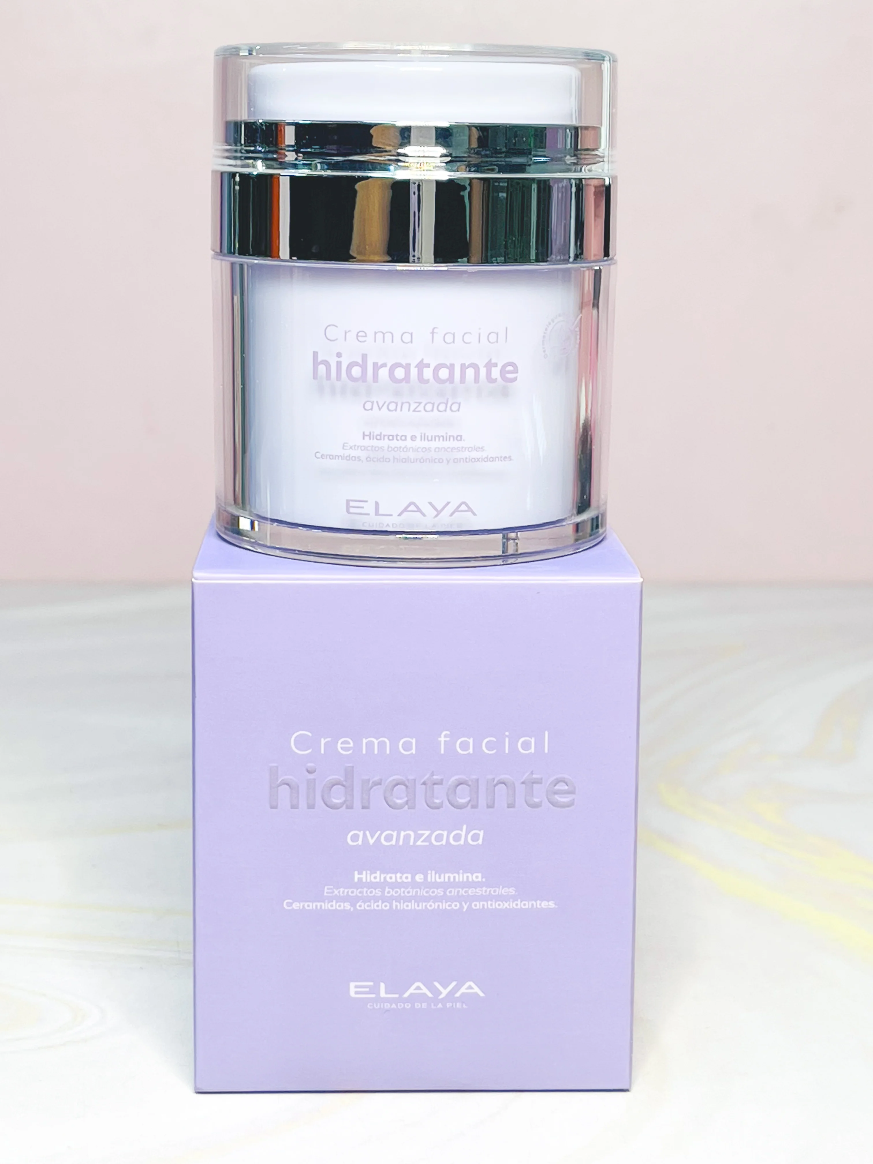 Crema facial hidratante avanzada Elaya
