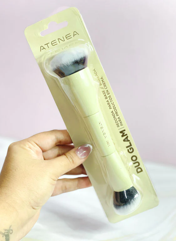 Brocha Duo Glam para base/productos en crema DB02 Atenea - Image 2