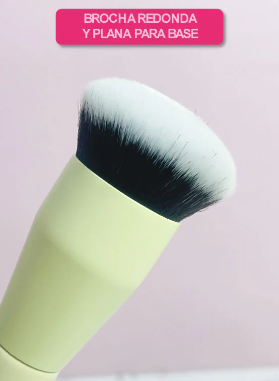 Brocha Duo Glam para base/productos en crema DB02 Atenea - Image 3