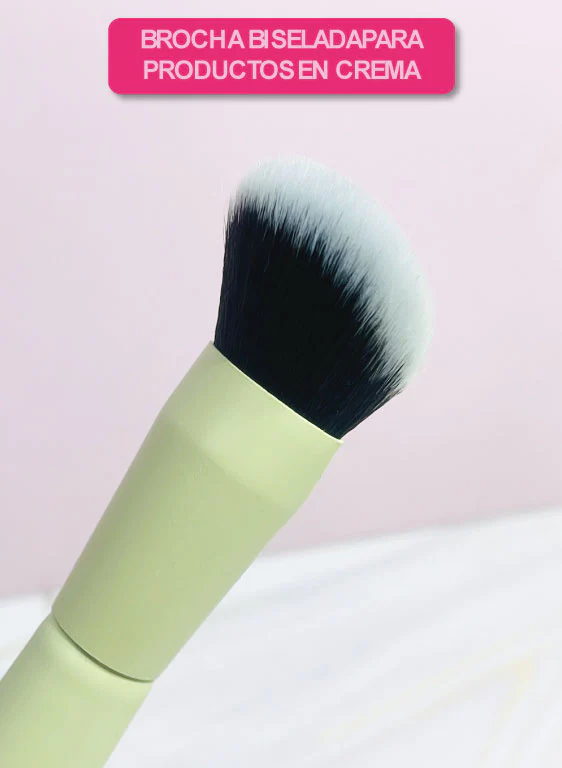 Brocha Duo Glam para base/productos en crema DB02 Atenea - Image 4