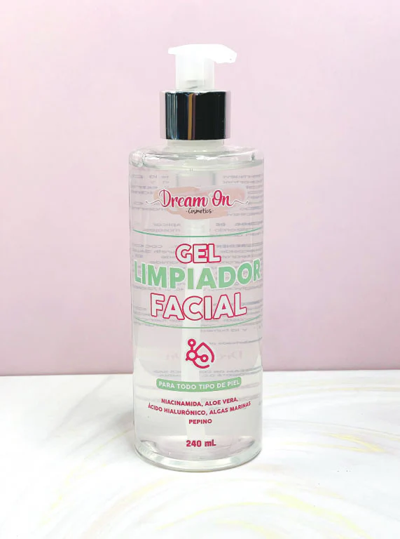 Gel Limpiador facial con niacinamida GRANDE 240 ml Dream On Cosmetics