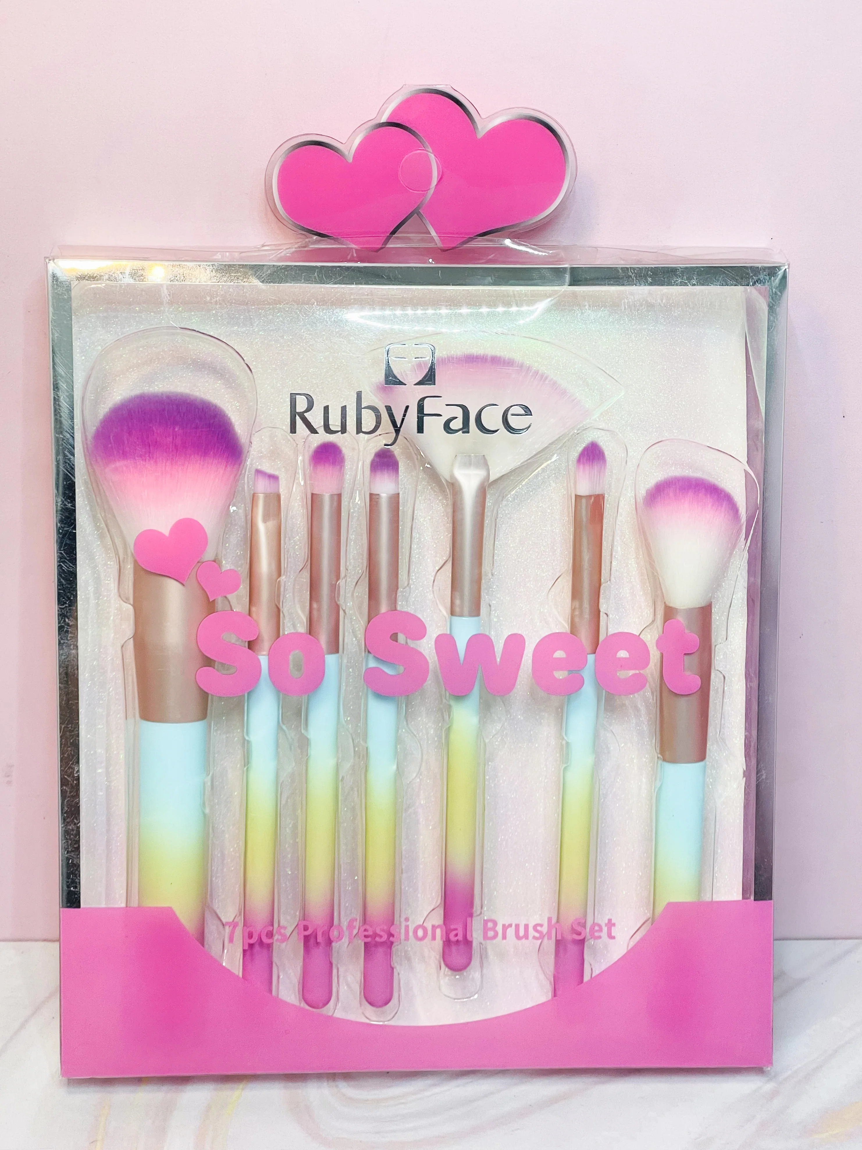 Kit de brochas arcoíris So Sweet Ruby Face - Image 2