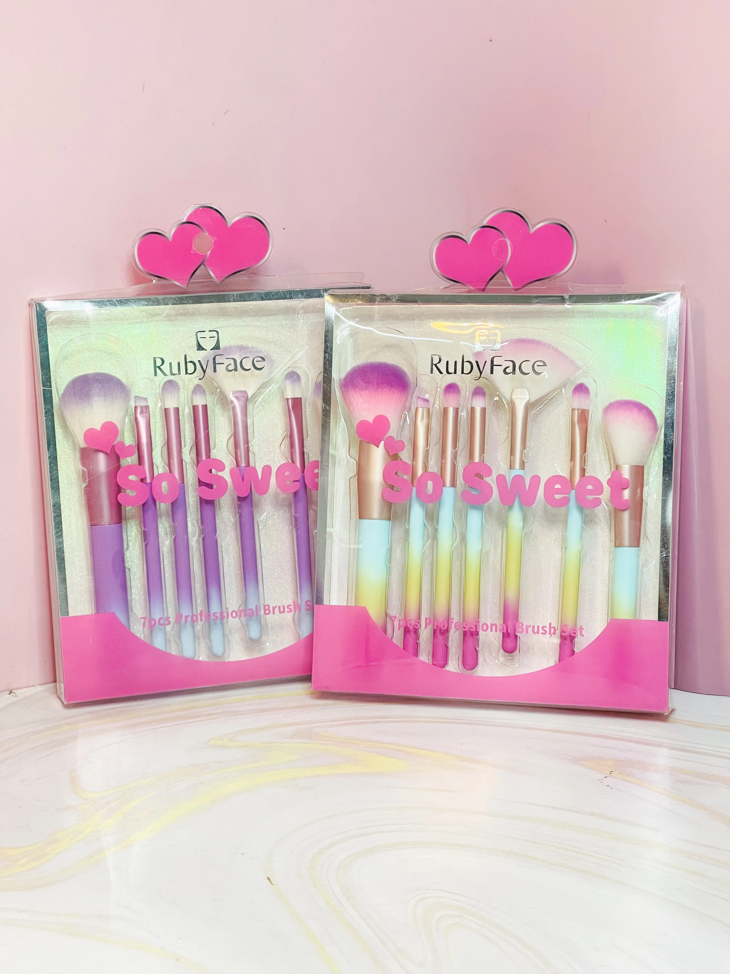 Kit de brochas arcoíris So Sweet Ruby Face - Image 3