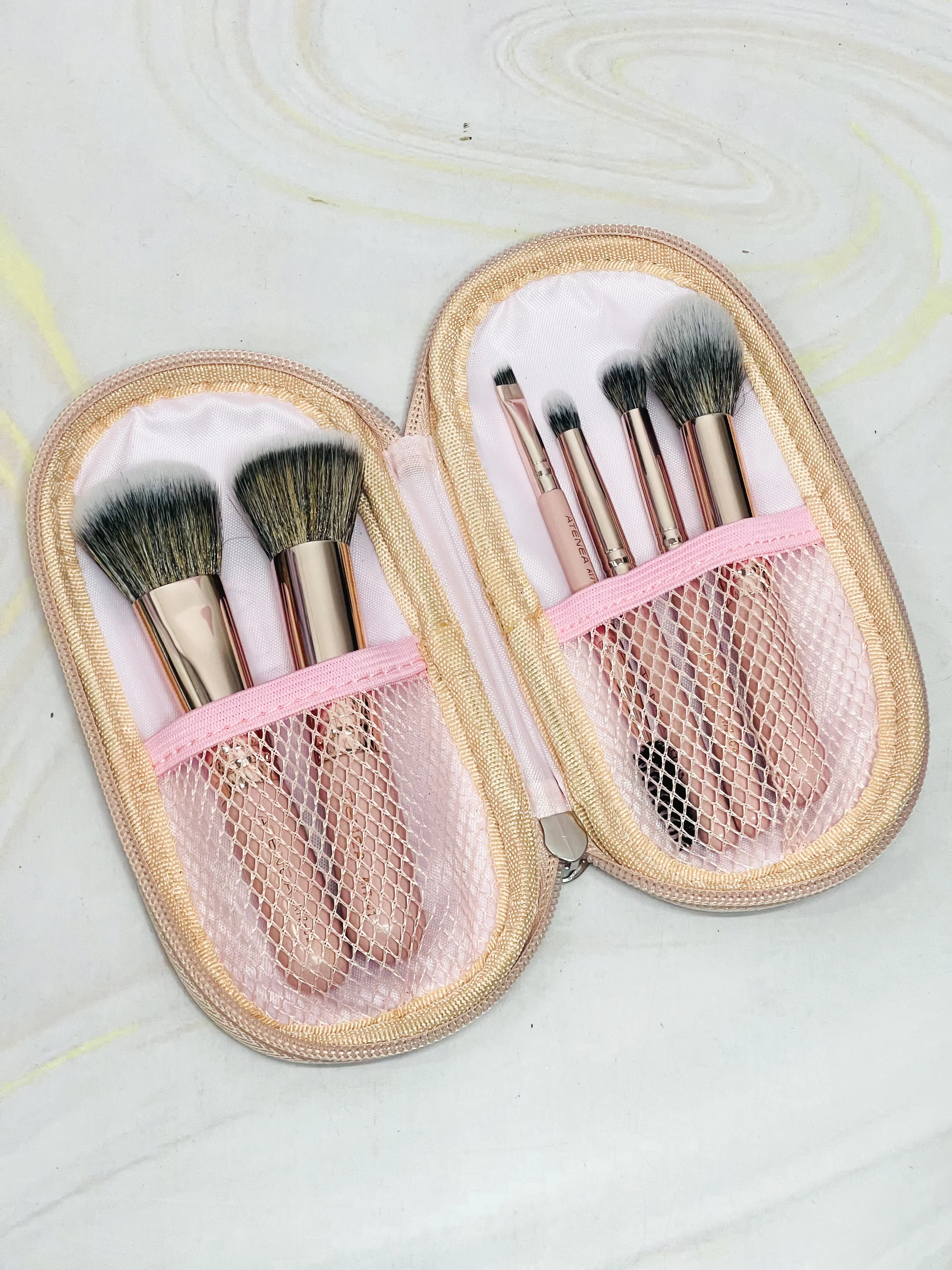 Kit de brochas Pink Travel x6 Atenea - Image 2