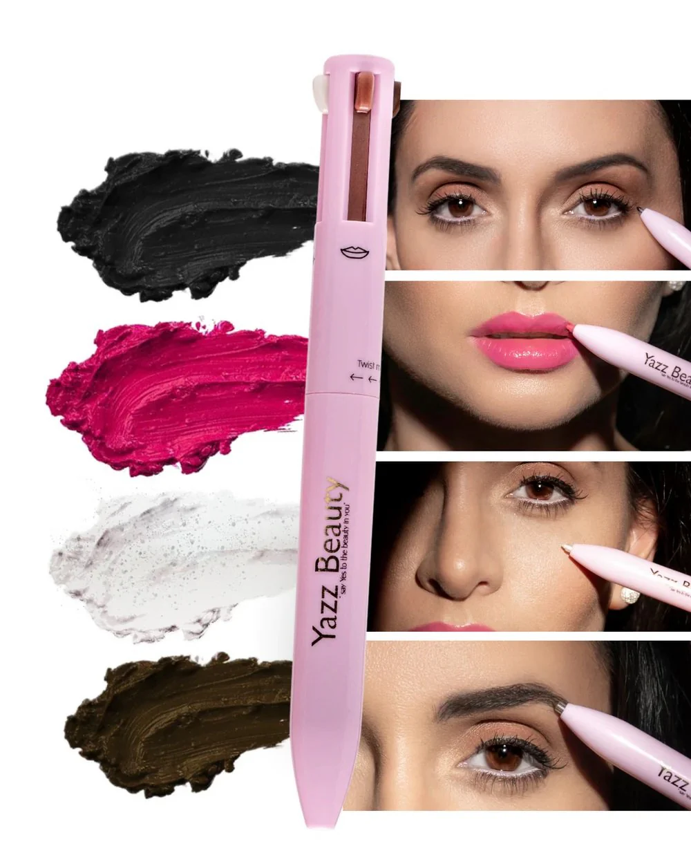 Lápiz multipropósito 4 puntas Yazz Beauty - Image 3
