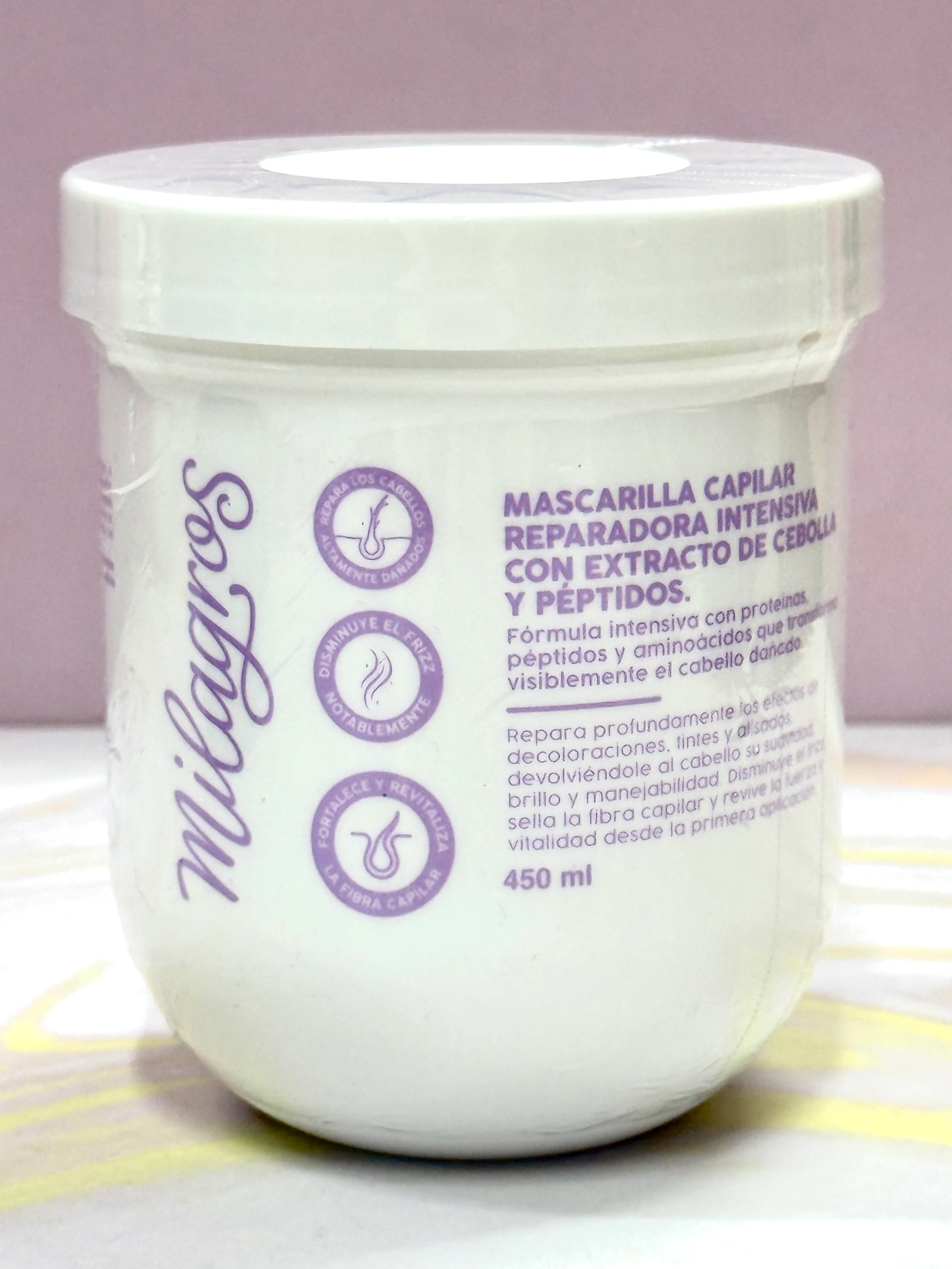 Mascarilla con cebolla y péptidos milagros - Image 2