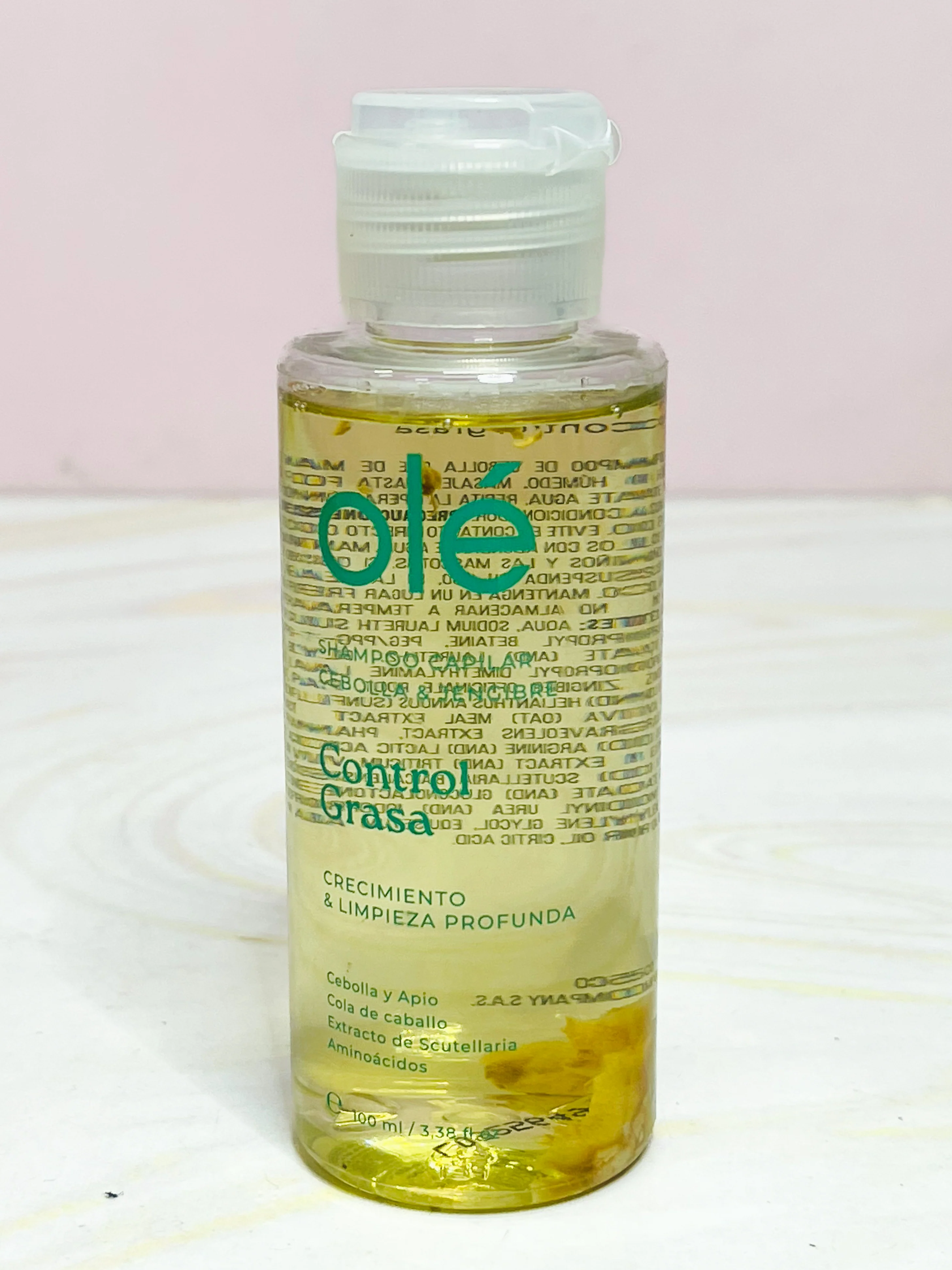 MINI Shampoo antigrasa de cebolla y jengibre Olé