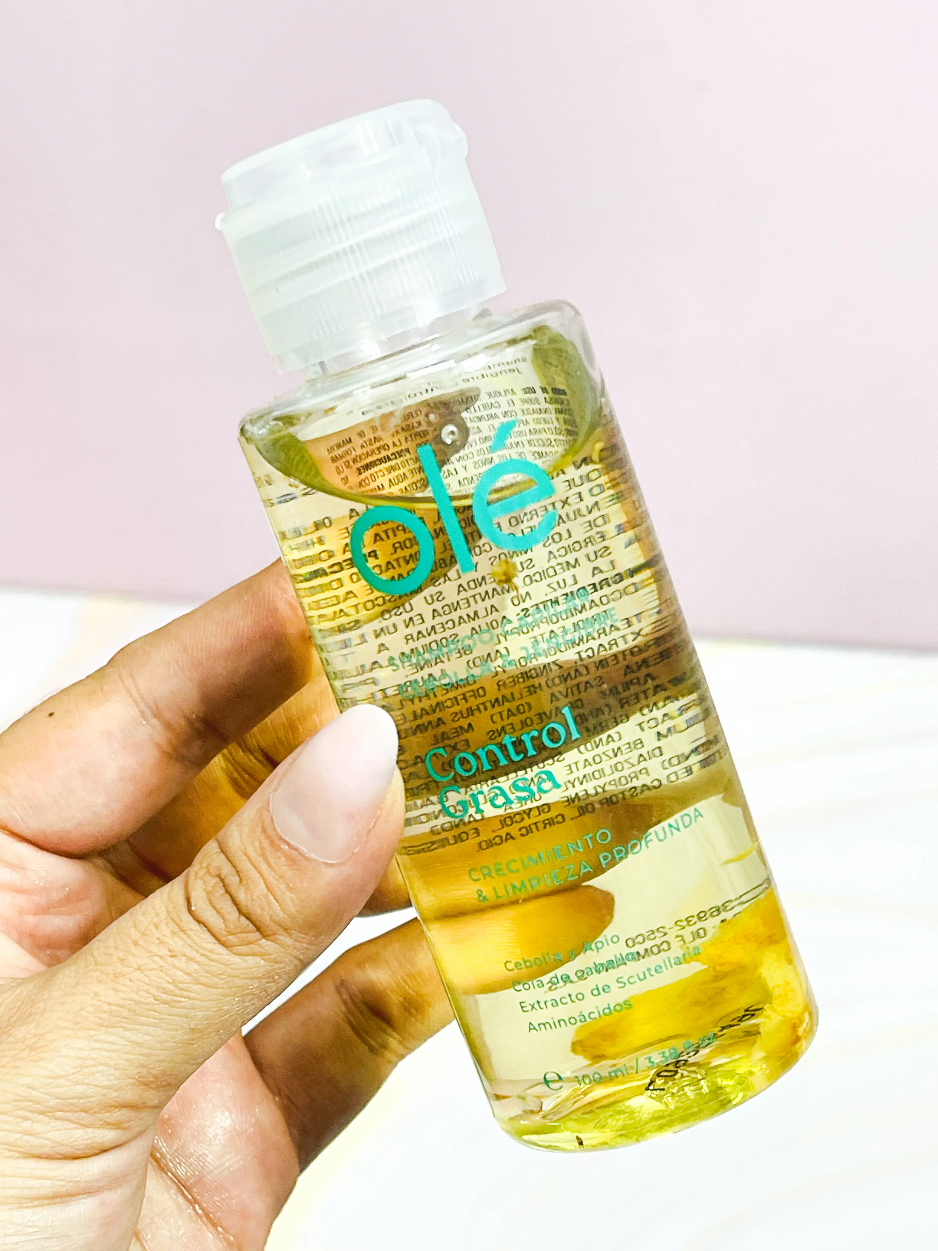 MINI Shampoo antigrasa de cebolla y jengibre Olé - Image 2