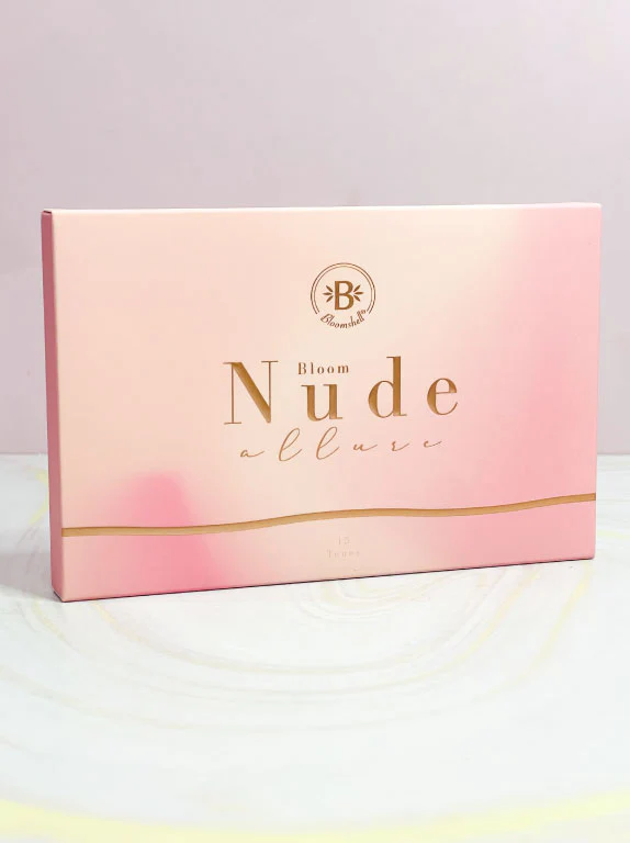 Paleta de sombras Bloom Nude Allure REF 1 con satinados Bloomshell