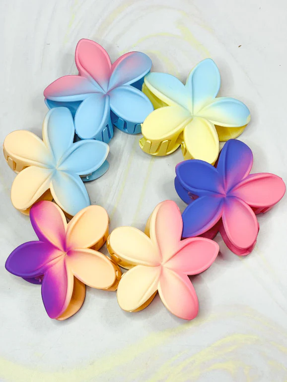 Pinza Hawaiana colores pastel paquete x 12 OH25-64 - Image 3