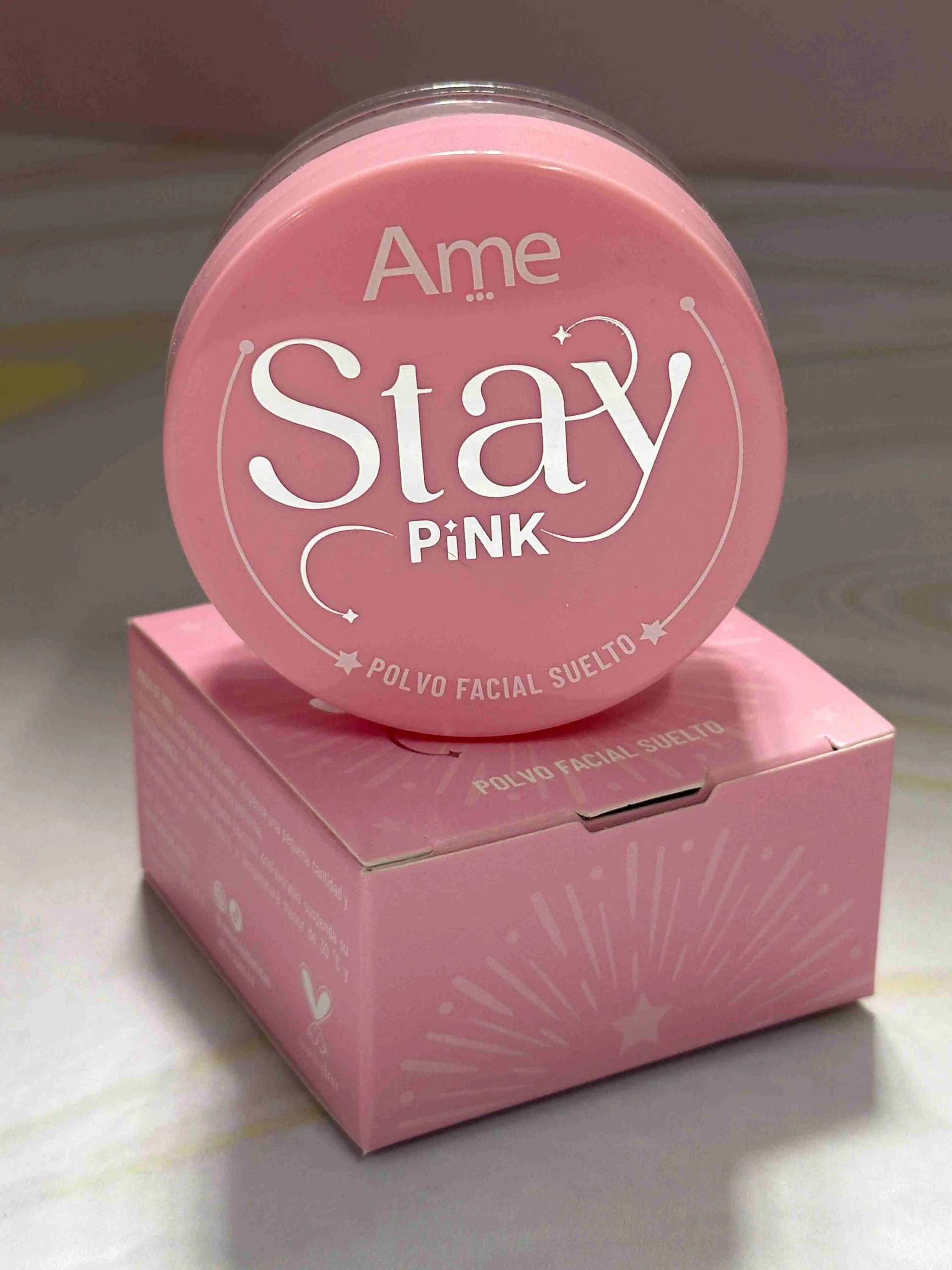 Polvo suelto rosado Stay Pink Ame - Image 3