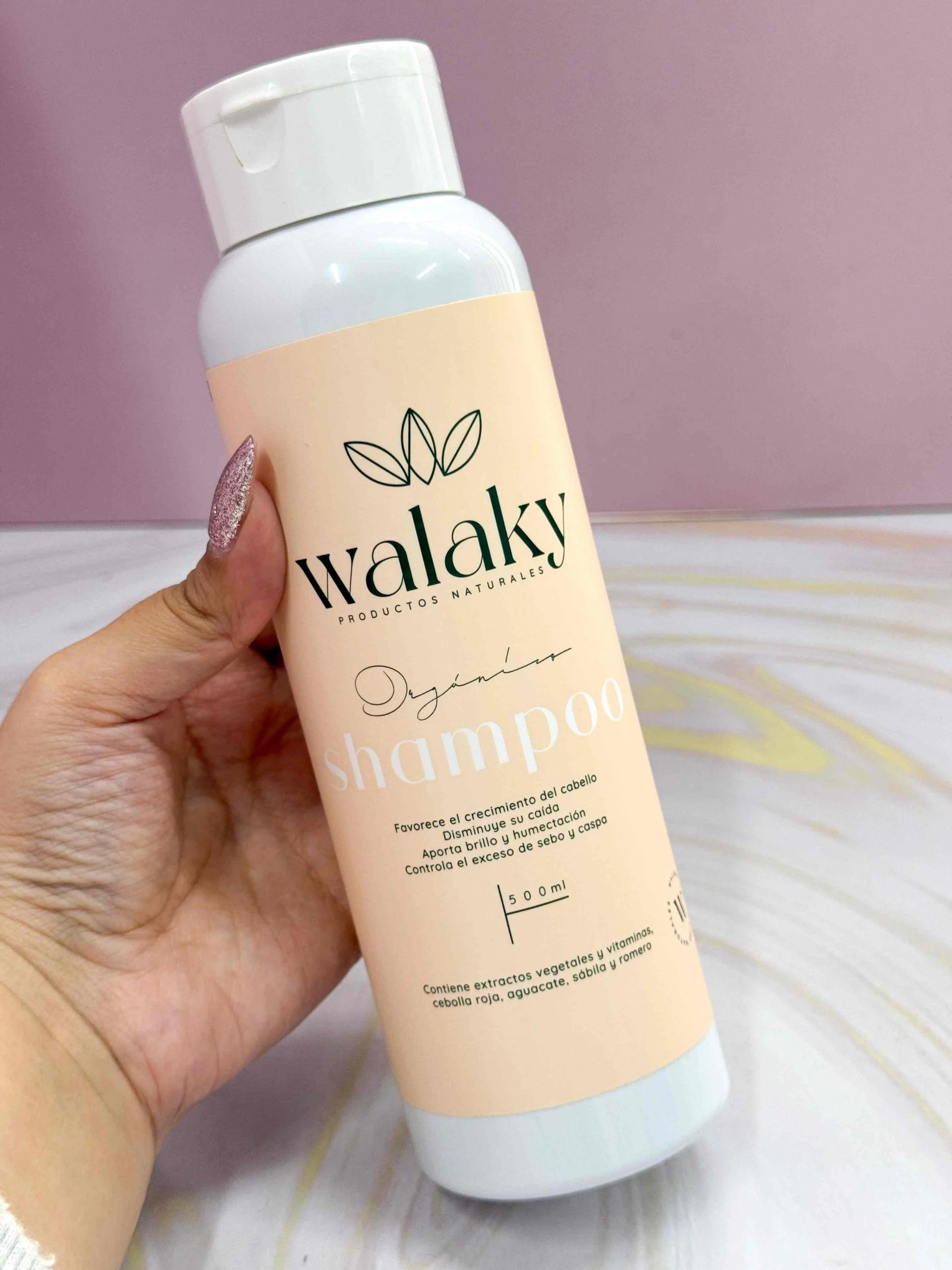 Shampoo amarillo Herbal Walaky - Image 2