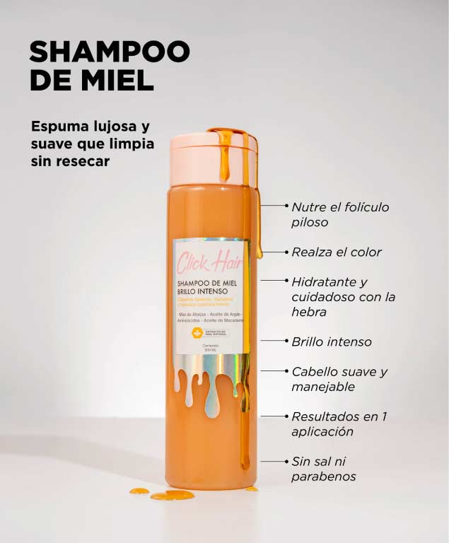 Shampoo de miel Click Hair - Image 2