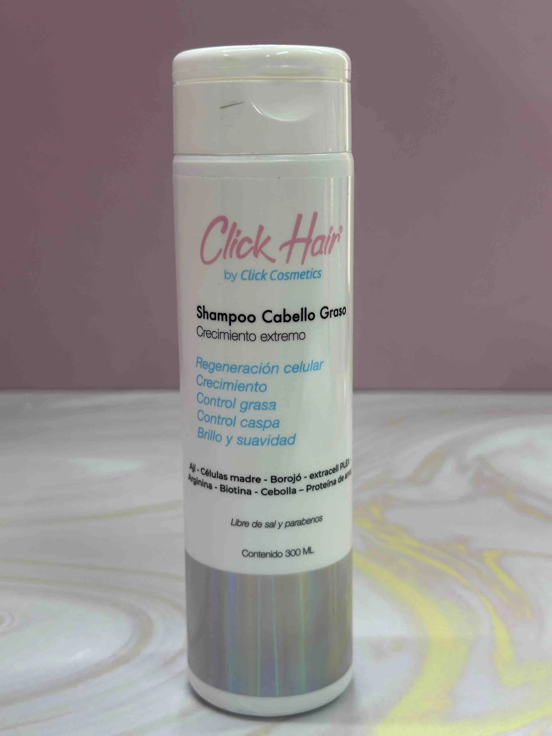 Shampoo para cabello graso de Ají Click Hair