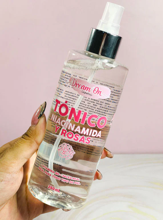 Tónico niacinamida y rosas GRANDE 260 ml Dream On Cosmetics - Image 2